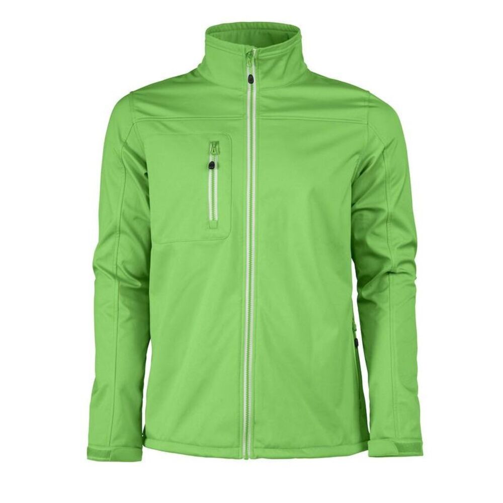 Printer RED Mens Vert Soft Shell Jacket / Lime